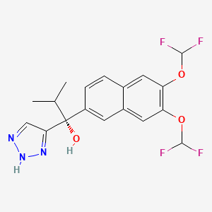 Chemical structure of VT-464 (R enantiomer)