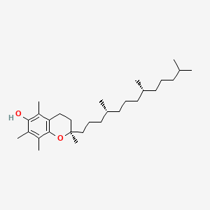 Chemical structure of DL-alpha-Tocopherol