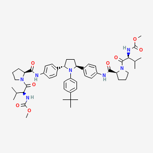 Chemical structure of Ombitasvir
