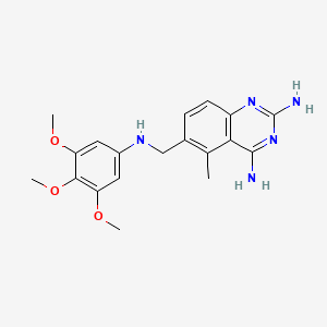 Chemical structure of Trimetrexate