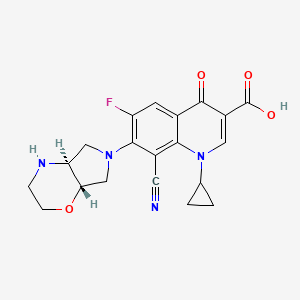 Chemical structure of Finafloxacin