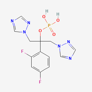 Chemical structure of Fosfluconazole