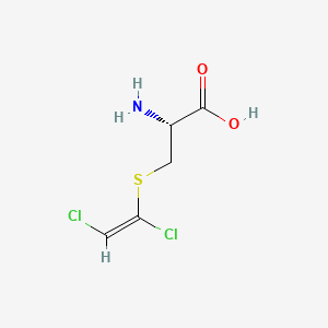 Chemical structure of DCVC