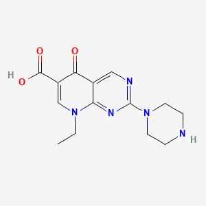Chemical structure of Pipemidic acid