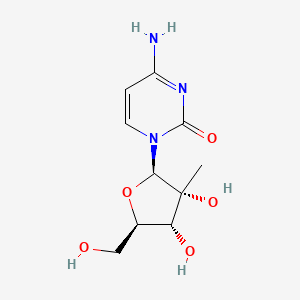 Chemical structure of 2'-C-Methylcytidine