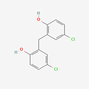Chemical structure of Dichlorophen