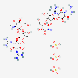 Chemical structure of Dihydrostreptomycin sulfate (Dihydrostreptomycin sesquisulfate)