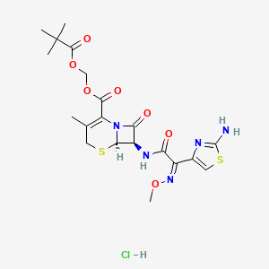Chemical structure of Cefetamet pivoxil HCl