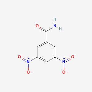 Chemical structure of 3,5-Dinitrobenzamide