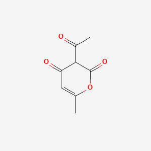 Chemical structure of Dehydroacetic acid