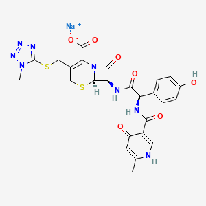 Chemical structure of Cefpiramide sodium (SM-1652)