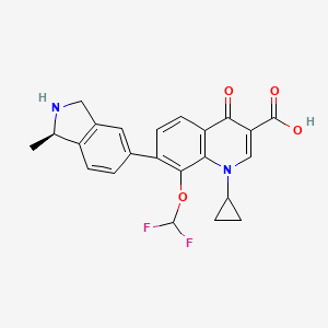Chemical structure of Garenoxacin