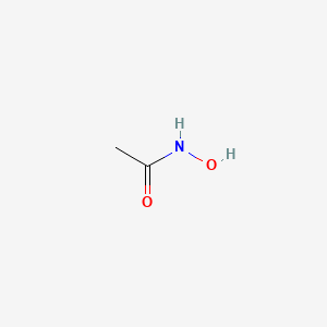Chemical structure of Acetohydroxamic Acid