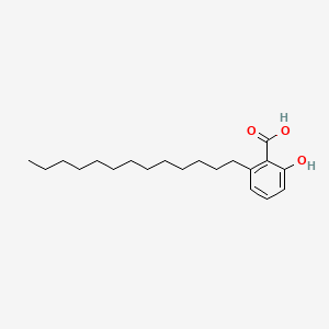 Chemical structure of Ginkgoneolic acid