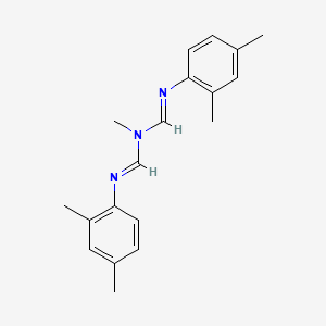 Chemical structure of Amitraz