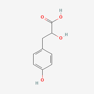 Chemical structure of Hydroxyphenyllactic acid