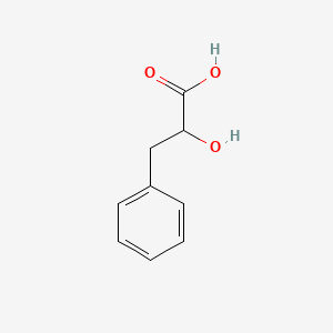 Chemical structure of DL-3-Phenyllactic acid