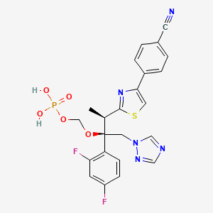 Chemical structure of Fosravuconazole (BMS-379224)