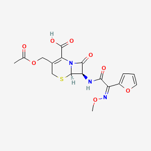 Chemical structure of Cefuracetime