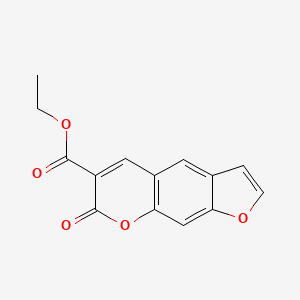 Chemical structure of 3-CPs (3-Carbethoxypsoralen)