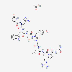 Chemical structure of Gonadorelin acetate