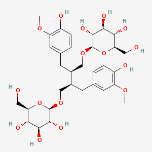 Chemical structure of Secoisolariciresinol Diglucoside