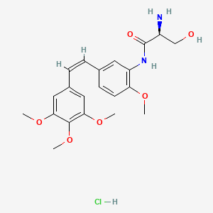 Chemical structure of Ombrabulin Hydrochloride