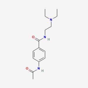 Chemical structure of N-Acetylprocainamide