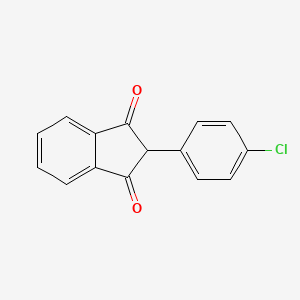 Chemical structure of Clorindione