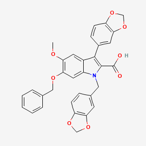 Chemical structure of PD-159020