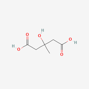 Chemical structure of Meglutol (Dicrotalic acid)