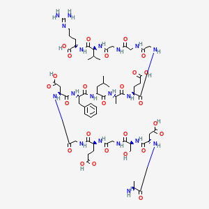 Chemical structure of Fibrinopeptide A