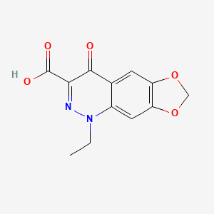 Chemical structure of Cinoxacin