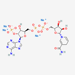 Chemical structure of NADPH tetrasodium salt