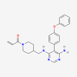 Chemical structure of Evobrutinib