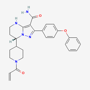 Chemical structure of Zanubrutinib