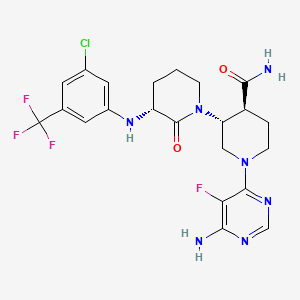 Chemical structure of Vecabrutinib