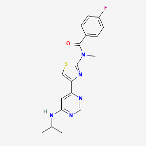 Chemical structure of FITM
