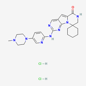 Chemical structure of Trilaciclib dihydrochloride