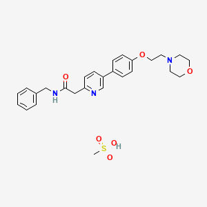 Chemical structure of Tirbanibulin Mesylate