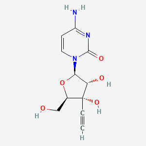 Chemical structure of Ethynylcytidine (ECyD)