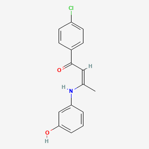 Chemical structure of SMER18