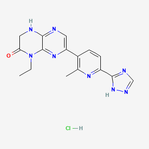 Chemical structure of CC-115 hydrochloride