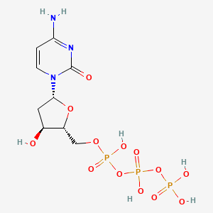 Chemical structure of Deoxycytidine triphosphate (dCTP)