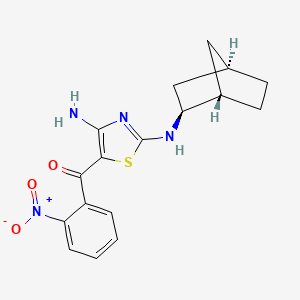 Chemical structure of (rel)-MC180295