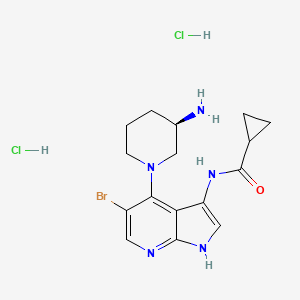 Chemical structure of GDC-0575 dihydrochloride