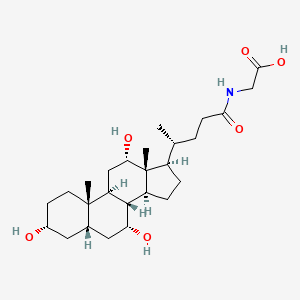Chemical structure of Glycocholic acid