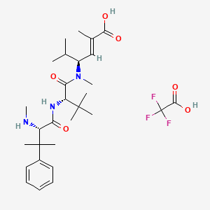 Chemical structure of Taltobulin trifluoroacetate