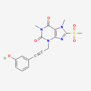 Chemical structure of TC13172