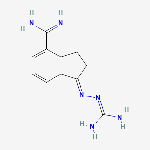 Chemical structure of Sardomozide (CGP 48664)